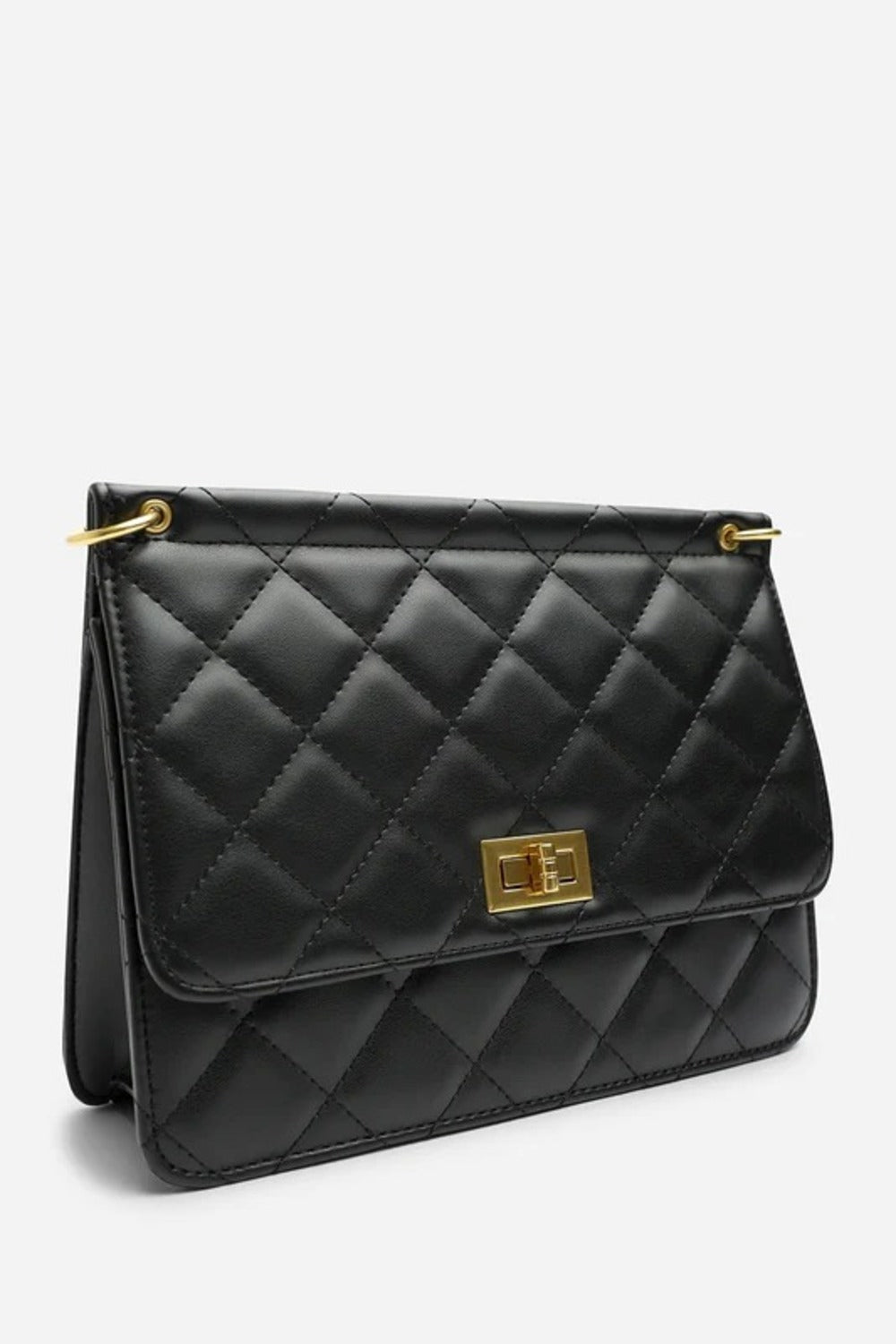 Bolso bandolera acolchado premium Maizob en color negro