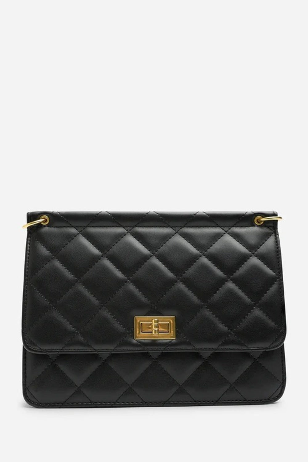 Bolso bandolera acolchado premium Maizob en color negro