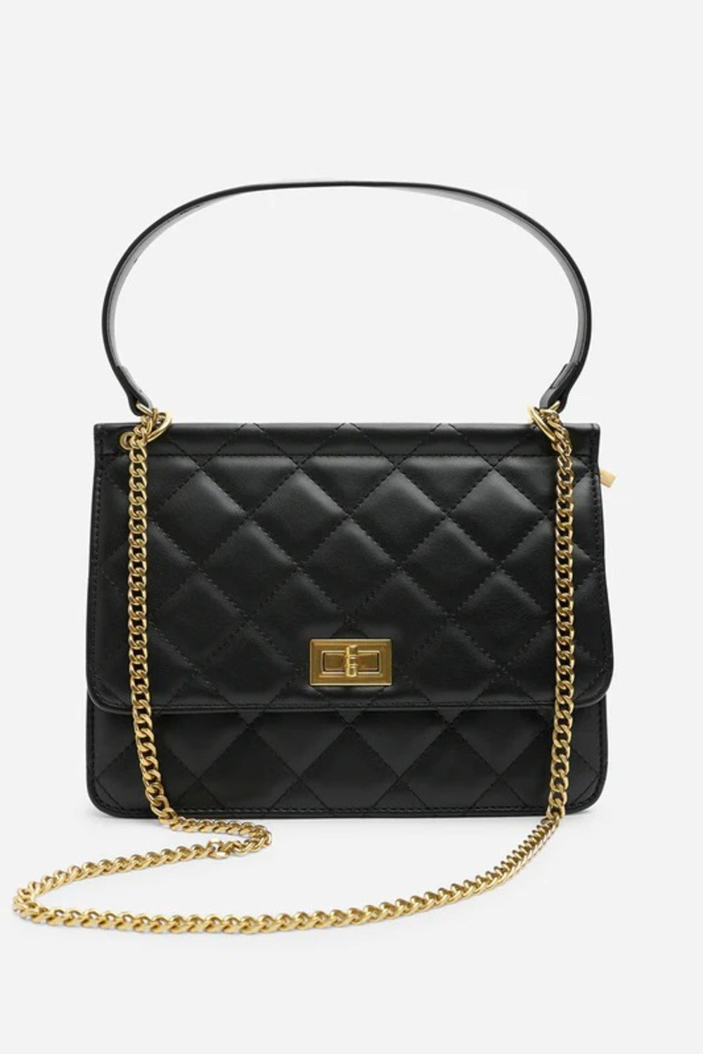 Bolso bandolera acolchado premium Maizob en color negro